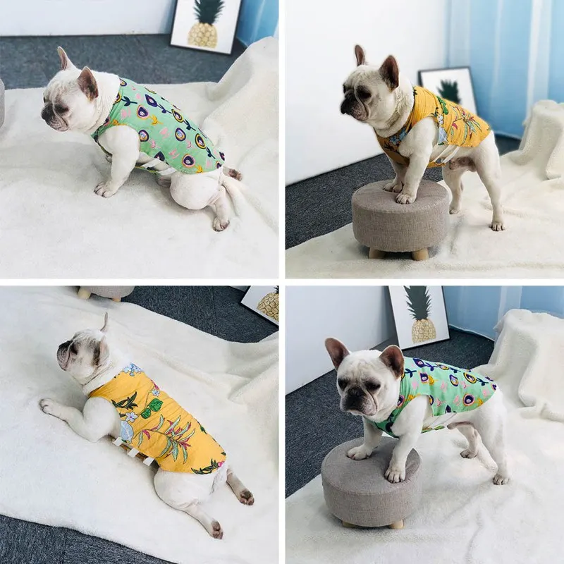 Новая мода собака одежда мягкая собаки жилет тонкий полая Футболка Pet Костюмы летом прохладно Толстовка пальто для домашних животных