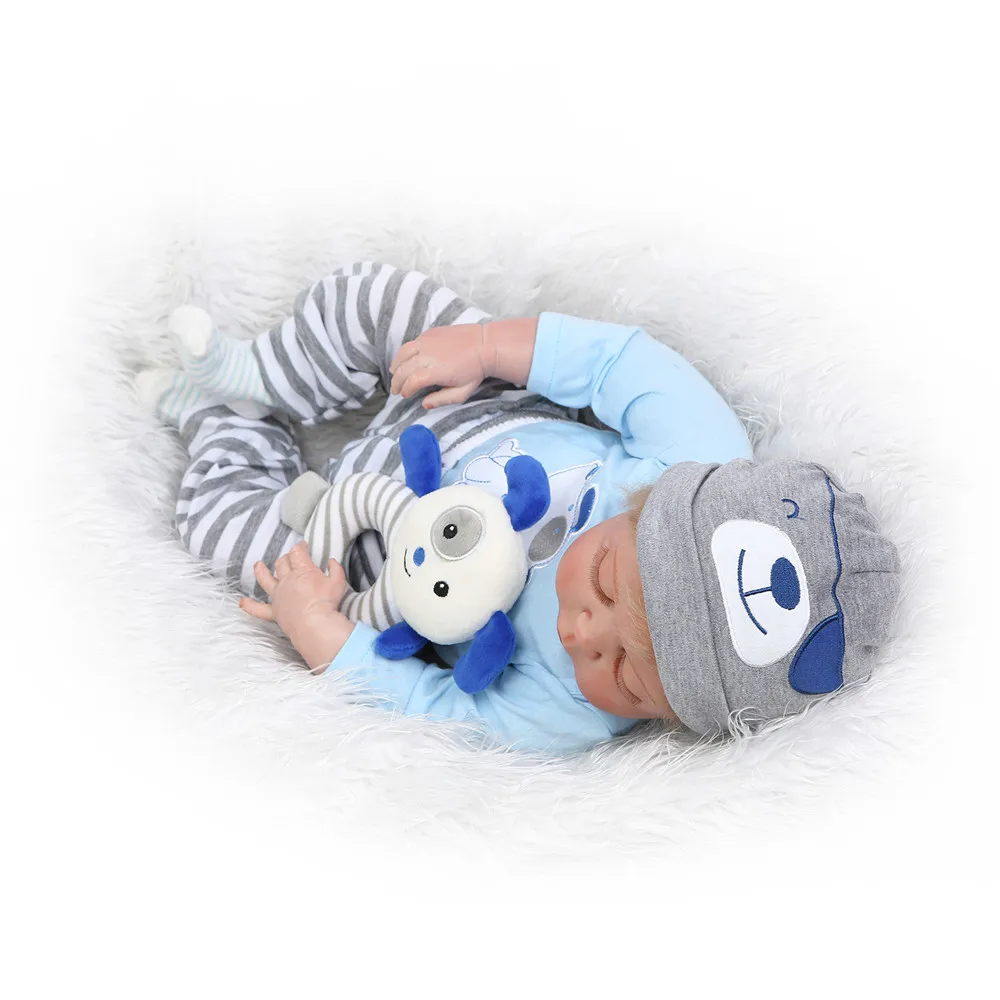 Bebe-reborn menino 2" полное тело силиконовые reborn куклы Малыши-мальчики поддельные Детская кукла для сна настоящая жива BJD bonucas возрождённая