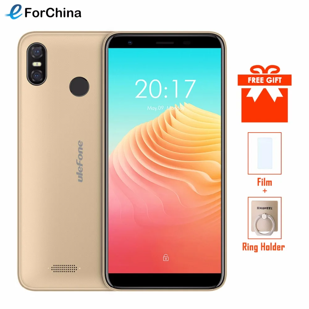 Чехол накладка Ulefone S9 Pro 5 дюймовый HD + мобильный телефон Android 8 1 MTK6739 4 ядра 2 Гб