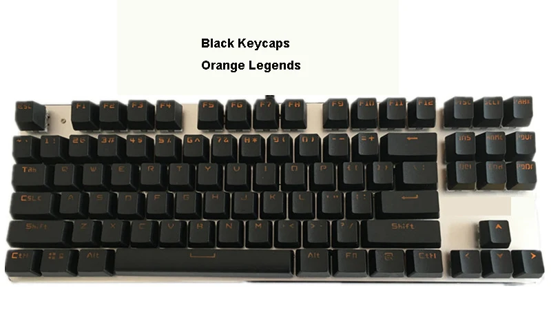 Лучшие 104 клавиши ABS Double Shot Top Shine через OEM keycaps ANSI макет для Cherry MX Swithches на