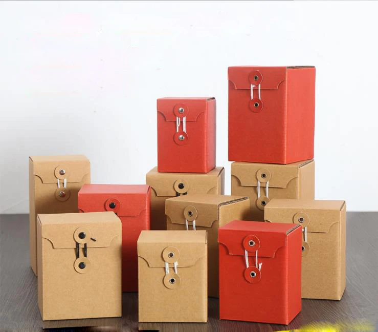 Креативные картонные коробки из крафт-бумаги для защиты окружающей среды