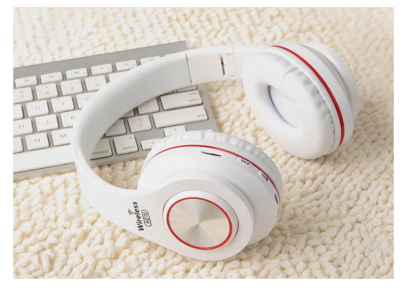 Новые беспроводные наушники над ухом Bluetooth наушники Складная гарнитура Регулируемые наушники с микрофоном для ТВ мобильного телефона huawei PC