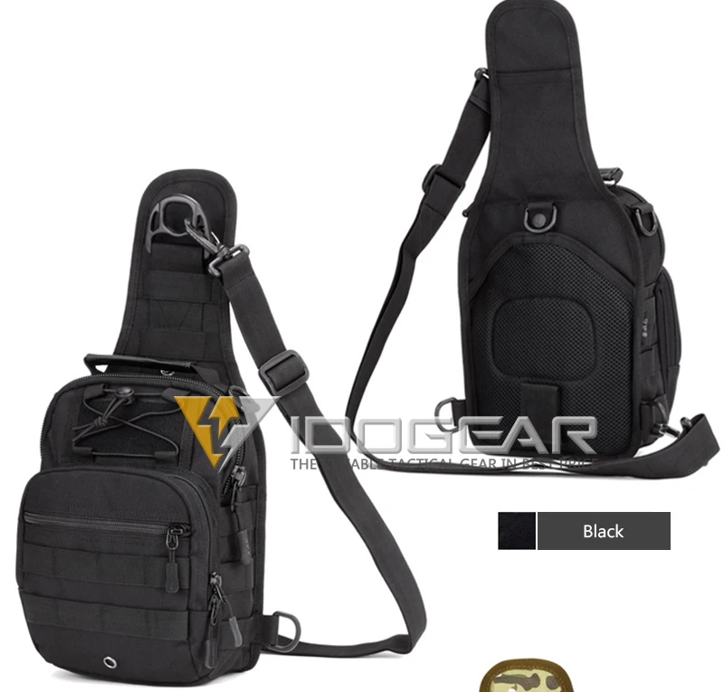 IDOGEAR Тактический Слинг сумки пакет небольшой EDC Molle штурмовой диапазон Рюкзак Военная армия плеча рюкзаки для улицы BG3505