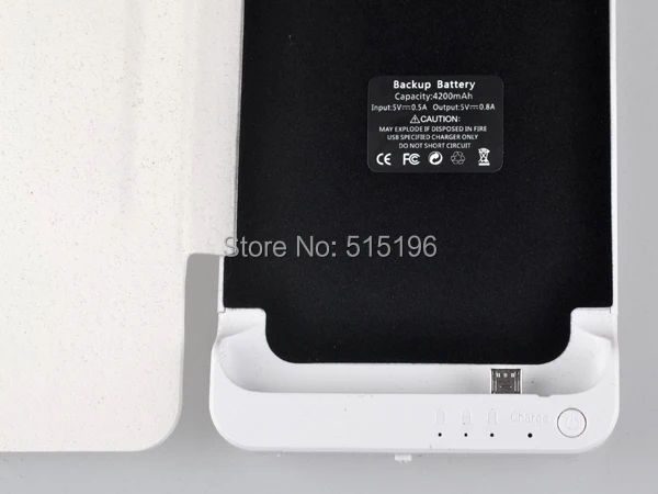 Новый мобильный чехол 4200 мАч внешних резервных зарядное устройство для HTC One Max T6