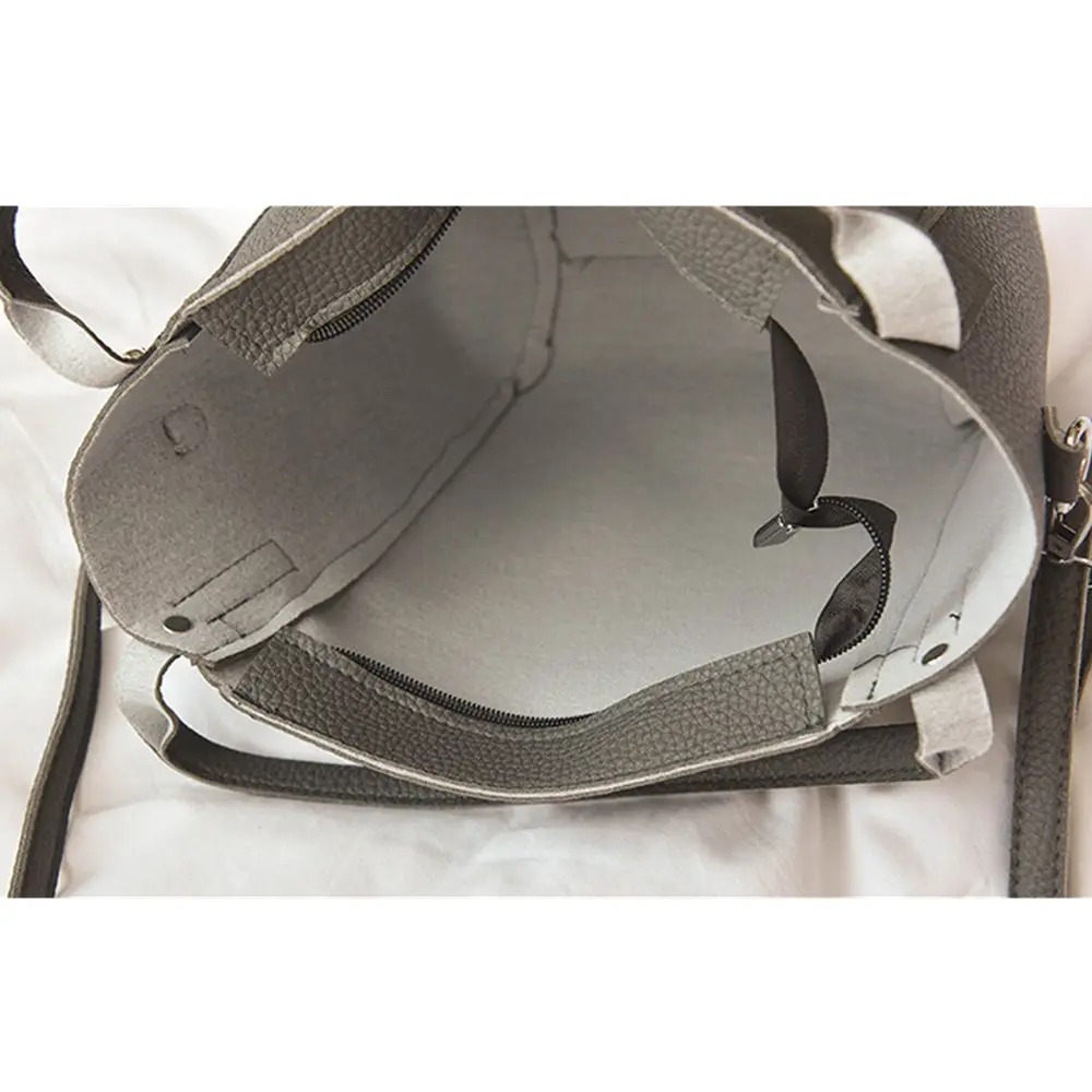 Aelicy 4 шт. женская кожаная сумка с узором повседневные женские кошельки и ручные