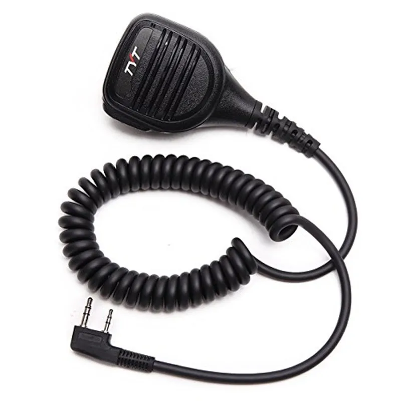 TYT непромокаемые плеча Динамик микрофон дистанционного IP54 для TYT MD-380 MD-390 TH-UV8000E BaoFeng, AnyTone иди и болтай Walkie Talkie