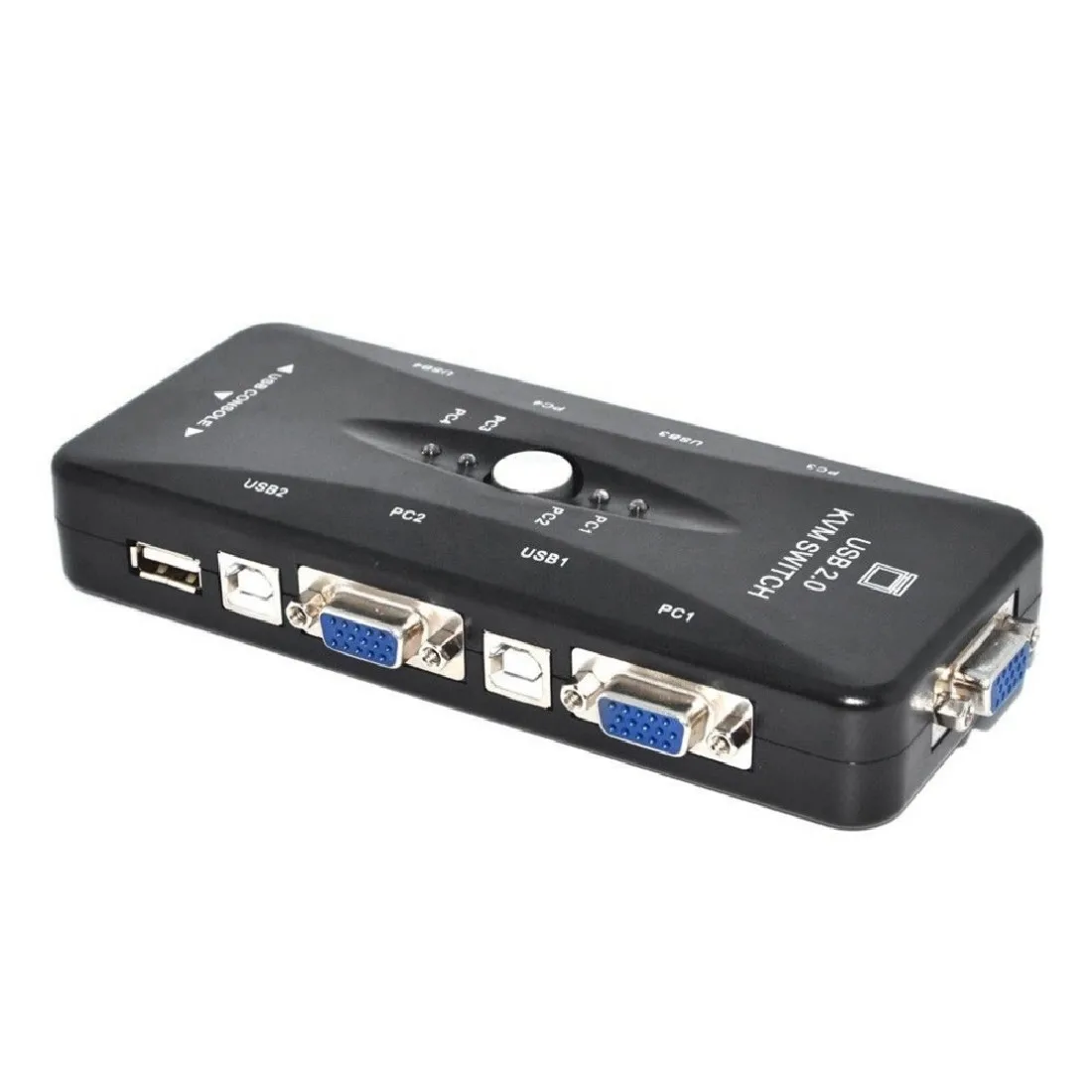Centechia 4-портовый концентратор USB 2 0 KVM VGA/переключатель адаптер SVGA Box подключает