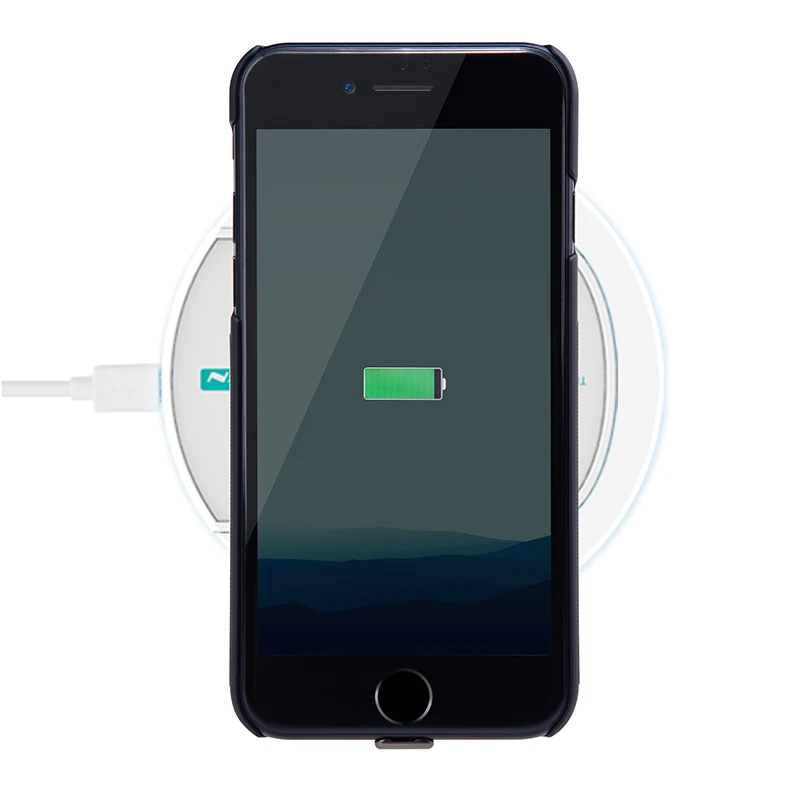 Для iPhone 7 силиконовый чехол Беспроводной зарядки и адсорбируется на кронштейн