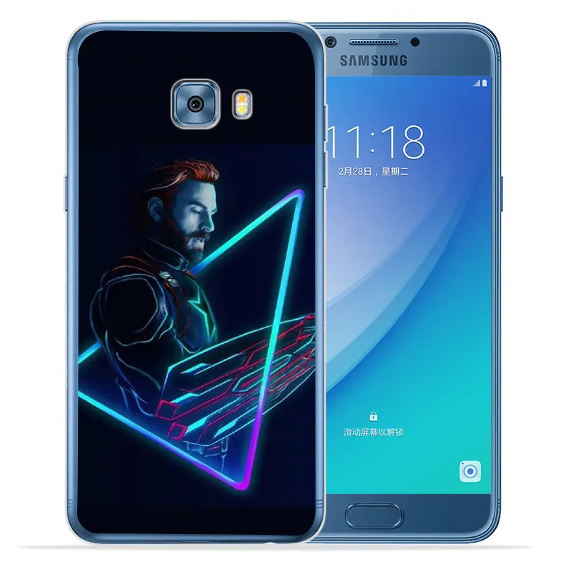 1047 Роскошные Marvel для samsung Galaxy A9 A8 A7 A6 A5 A3 чехол силиконовый чехол, корпус Etui Железный человек Тор hero ракета - Цвет: 1047