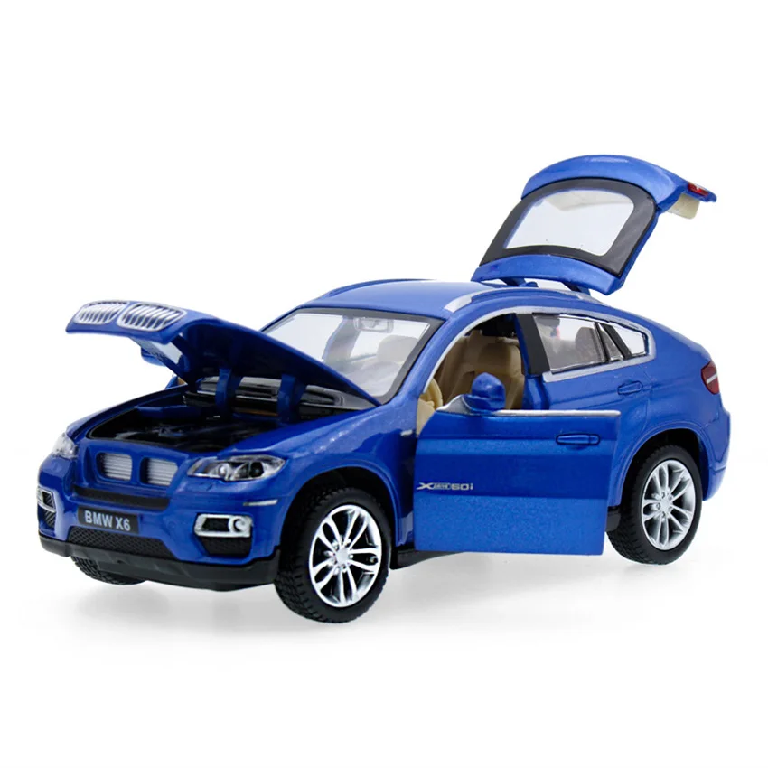 Модель внедорожника 1:32 X6 SUV Coupe Игрушечная модель автомобиля из сплава с тяговым
