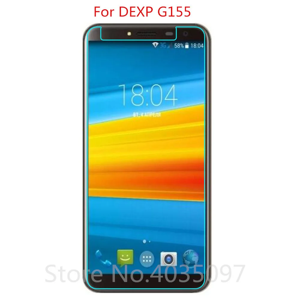 2.5D 9H для DEXP Ixion G155 Закаленное стекло Защитная стеклянная пленка Взрывозащищенная