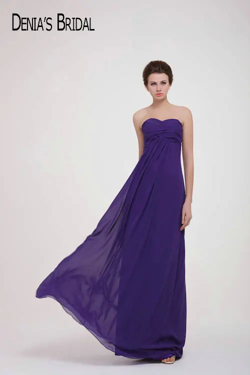 Реальные фотографии фиолетовые милые платья невесты со складками без рукавов