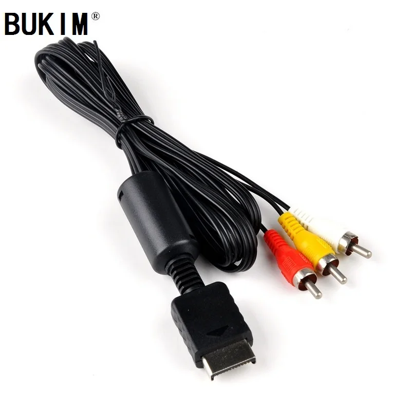 BUKIM высококачественный 1 8 м RCA AV кабель для PS3 компонентный ТВ Видео Playstation 3