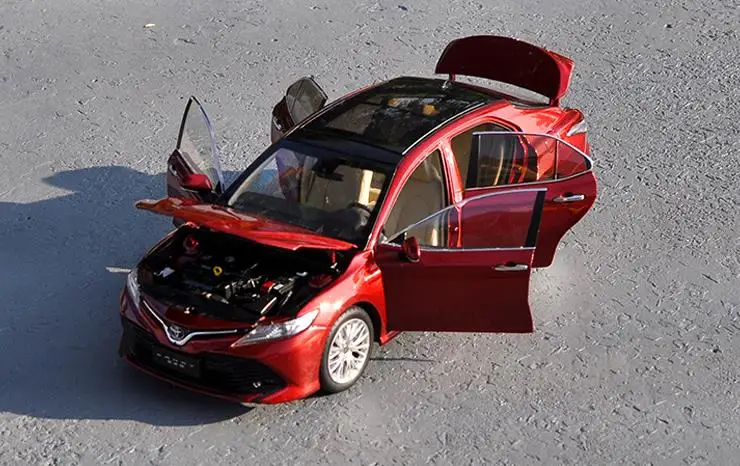 1:18 advanced TOYOTA CAMRY 8 игрушечная машинка из сплава, литая под давлением металлическая модель игрушечного автомобиля, высококачественная коллекционная модель автомобиля