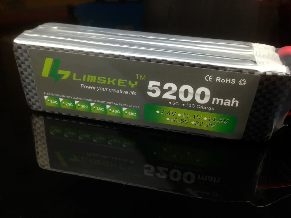 Limskey POWER Lipo аккумулятор 4S 14 8 v 5200mah 30c T/XT60 Plug RC вертолет Радиоуправляемый автомобиль