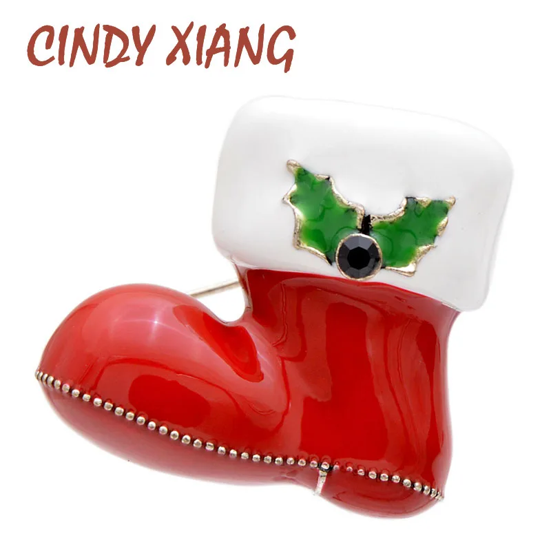 CINDY XIANG 3 цвета на выбор 3D дизайн сапожки из эмали броши для женщин и мужчин