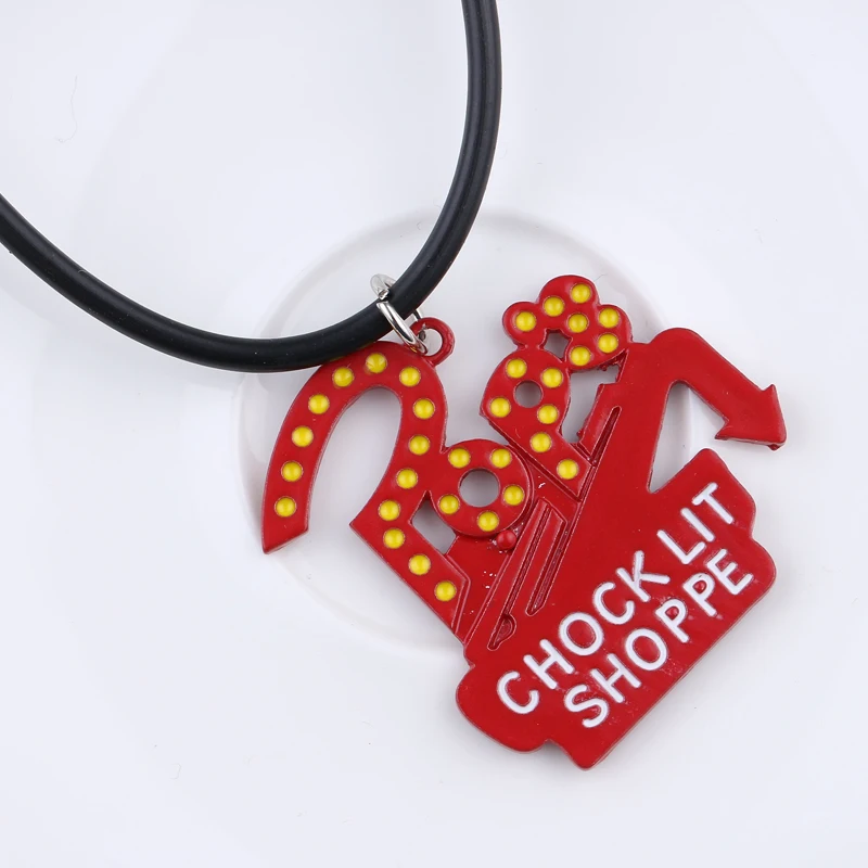 Горячие ривердейл ТВ серии поп Chock'lit Shoppe дизайн красный симпатичное ожерелье с