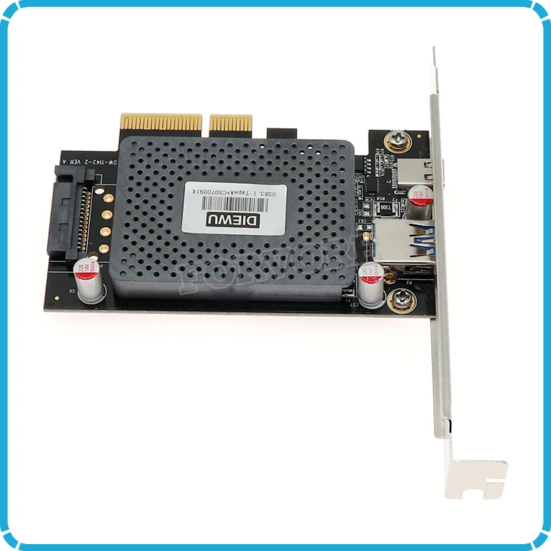 USB 3 1 Type A + C PCe карта с 15 Pin SATA Power 10 Гбит/с конвертер pci E ASM1142 чип pcie express usb сетевая