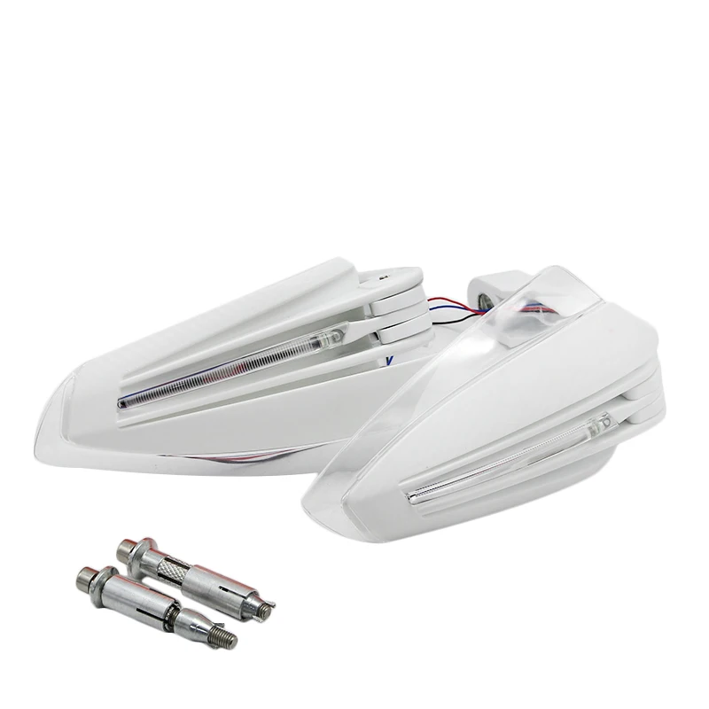 ZS Racing 6 цветов рукавицы для мотоцикла ручные охранники со светодиодной