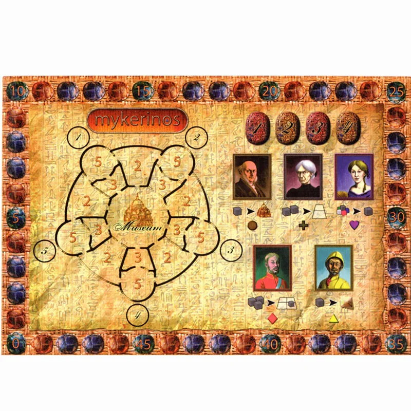 Новый Mykerinos настольная игра 2 4 игроков чтобы играть лучший подарок