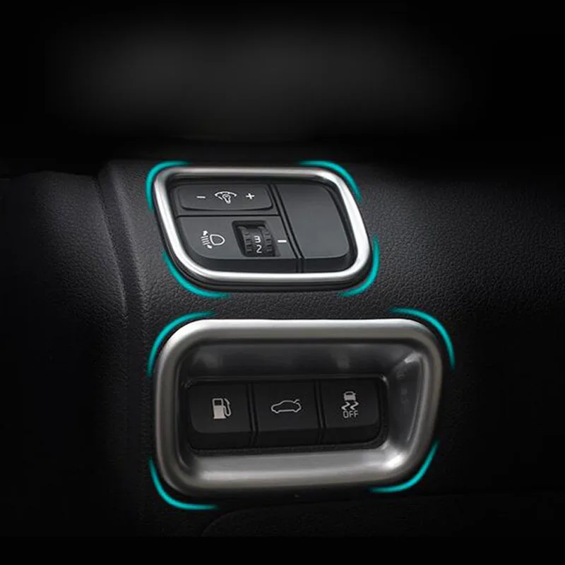 Левой вождения Новые Продукты Хром Автомобильные Фары Фара передняя Кнопка