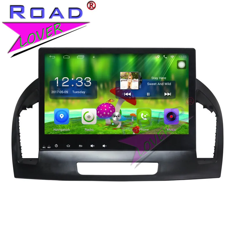 Автомагнитола TOPNAVI 2 + 32 ГБ Android 6 0 10 1 дюйма для Buick Regal 2009 стерео GPS навигация без DVD