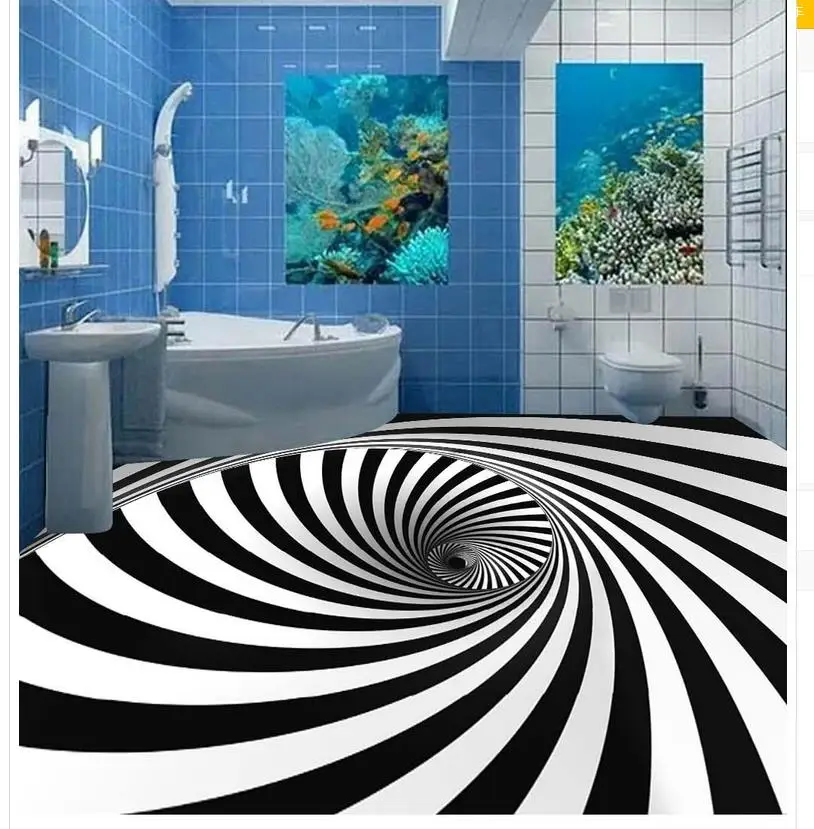 Пользовательские фото самоклеящиеся 3D пол ПВХ водонепроницаемый обои 3d |