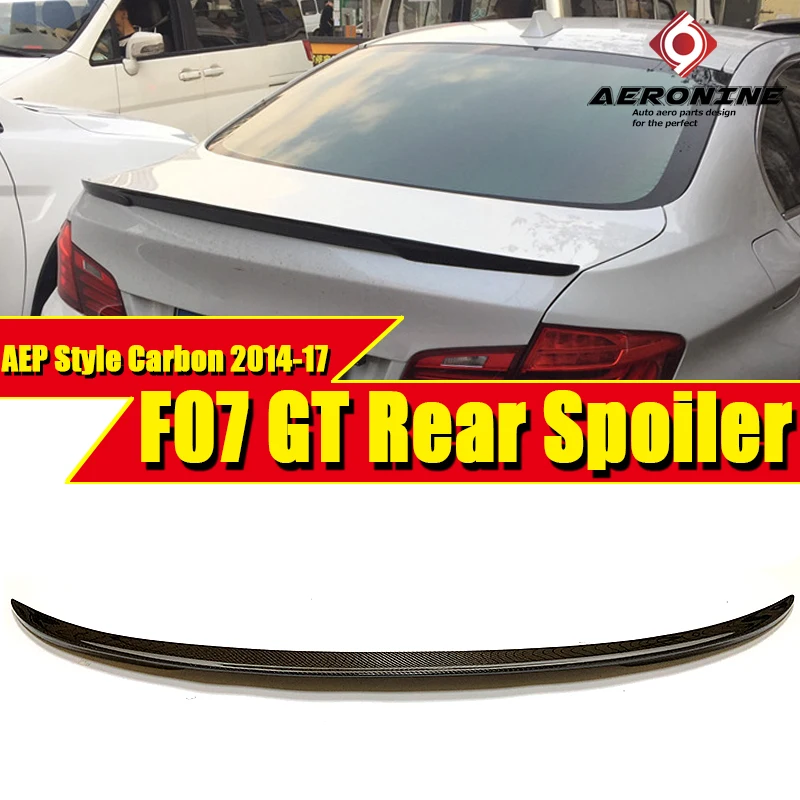 Подходит для BMW GT F07 настоящий спойлер багажника из углеродного волокна 5 серий