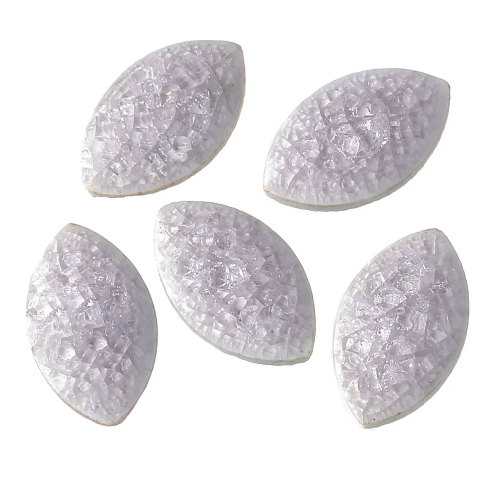 DoreenBeads 10 шт. светильник розовые/коричневые Кабошоны с трещиновым узором