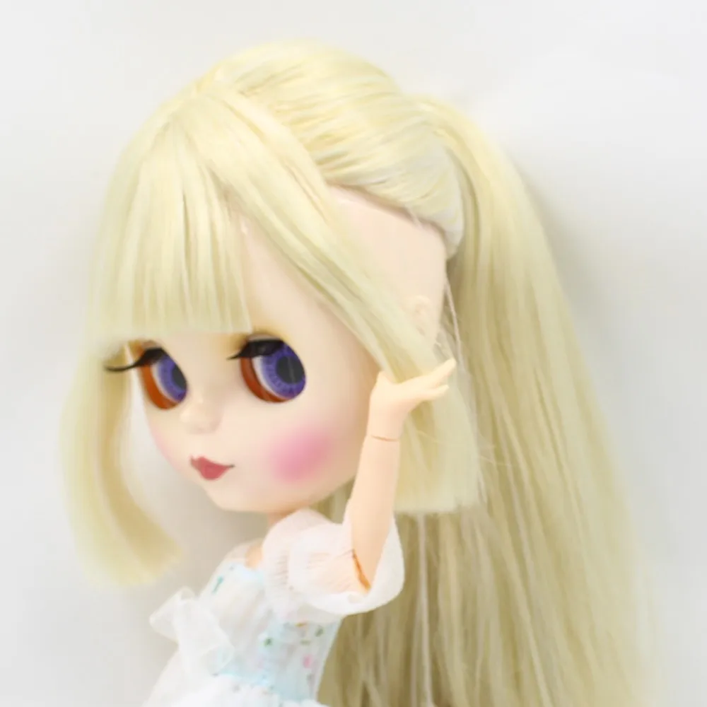 Ледяная фабрика шарнирная кукла blyth toy золотой микс белые волосы белая кожа шарнирное тело 1/6 30 см голая кукла