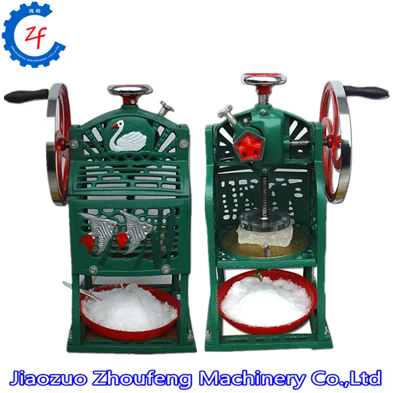 

Ice crusher summer sweetmeats sweet ice food making machine manual fruit ice shaver machine ZF