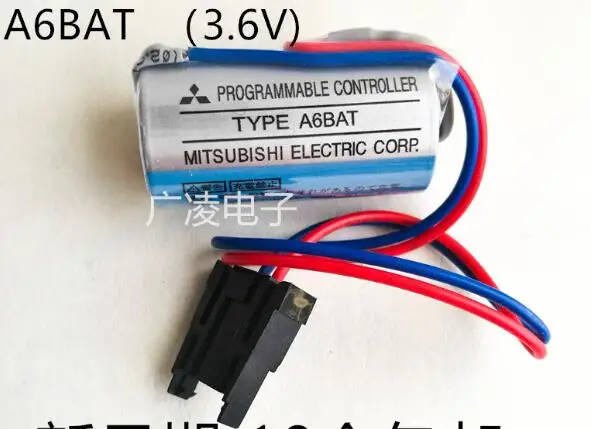 10 шт. ER17330V/3 6 V ER17330V ER17330 3 литиевая батарея A6BAT MRBAT PLC управление в Li-Ion с вилкой |