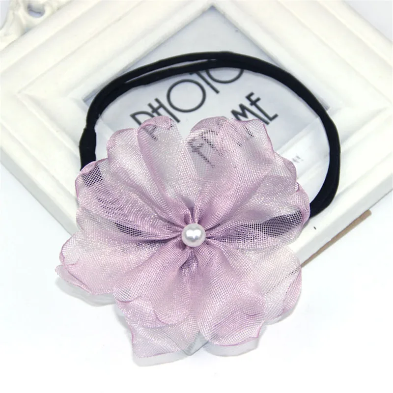 Light Purple UNTAMED для женщин кружевной цветок жемчуг DIY прическа инструмент Бутон блюдо повязка для волос пончики твист Updo Волшебные волосы булочка производитель аксессуары для волос - Цвет: Light Purple