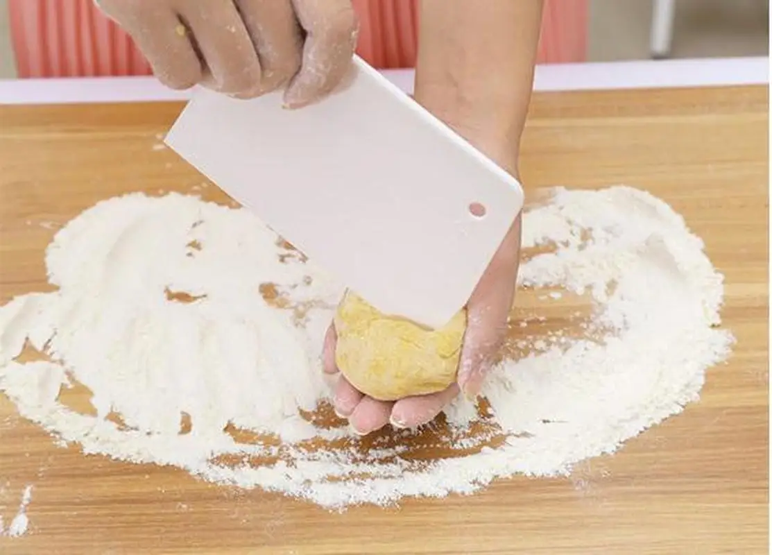 DIY скребок для выпечки нож масла пластиковый резак торта кухонные инструменты