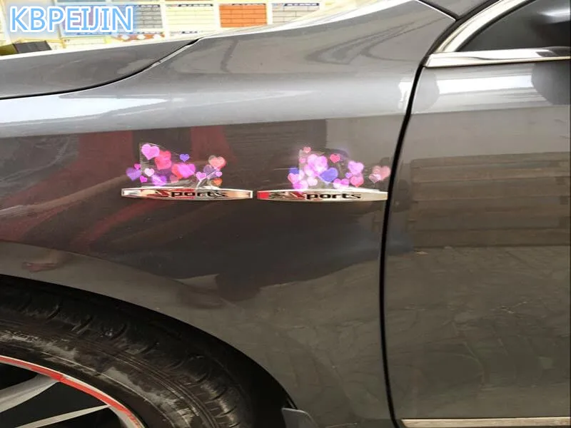 Автомобильный Стайлинг 3D автомобиля DIY металлические наклейки аксессуары для