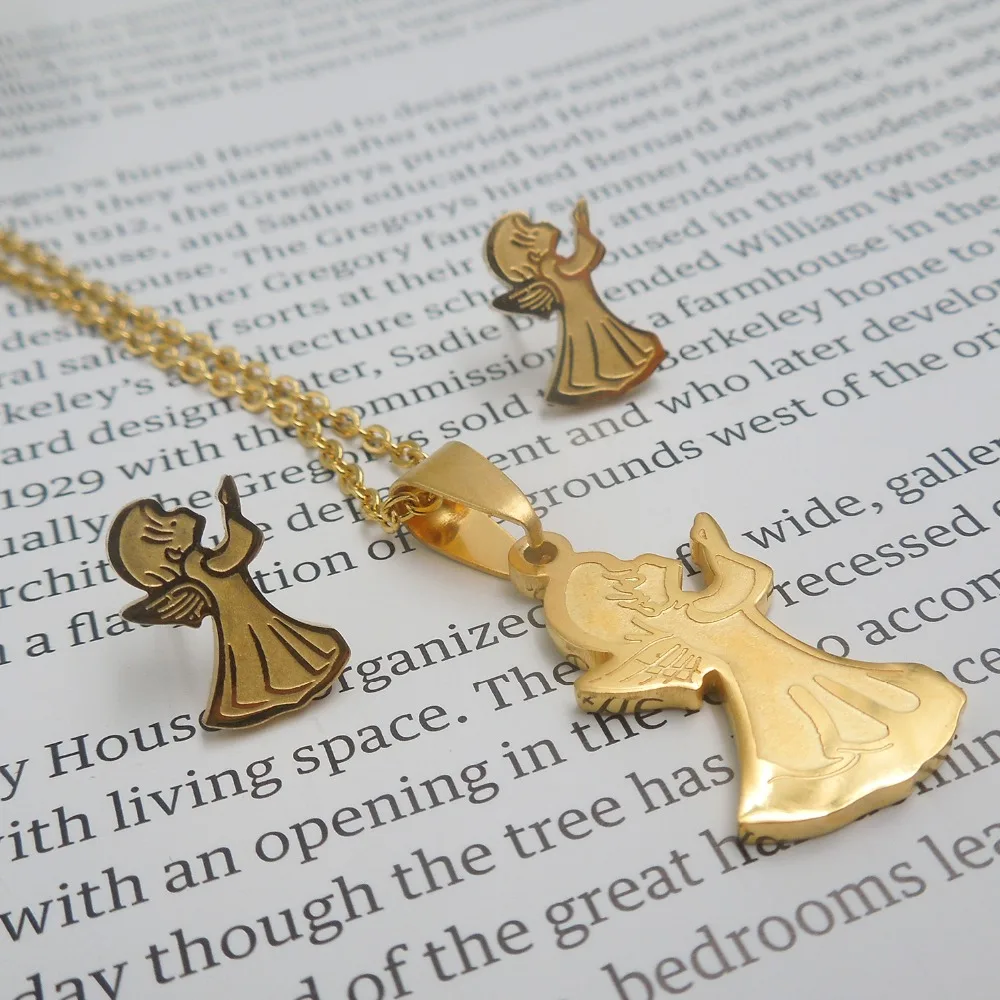 Высококачественные свадебные ювелирные изделия из нержавеющей стали 316l серьги