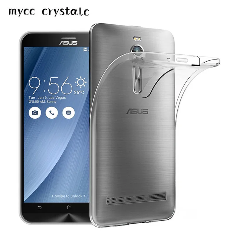 Для Asus Zenfone 2 Deluxe ZE551ML/ZE550ML 5 дюйм чехол Бампер Ультра тонкий прозрачный натуральный
