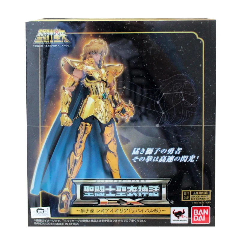 Новая модель игрушки святого Сейя Ткань Миф золото Ex 2,0 Leo Aioria фигурка игрушка супер герой Bandai коллектор