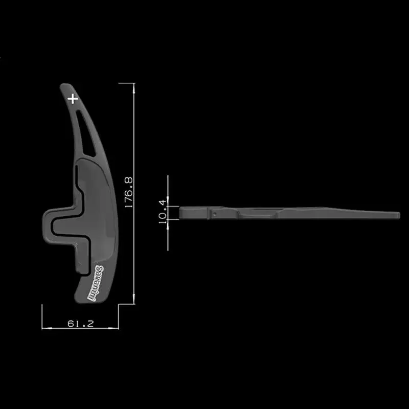 Savanini Alloy Add-On Steering Wheel DSG Paddle Shifters Extension For Mercedes Benz E63 AMG 2007