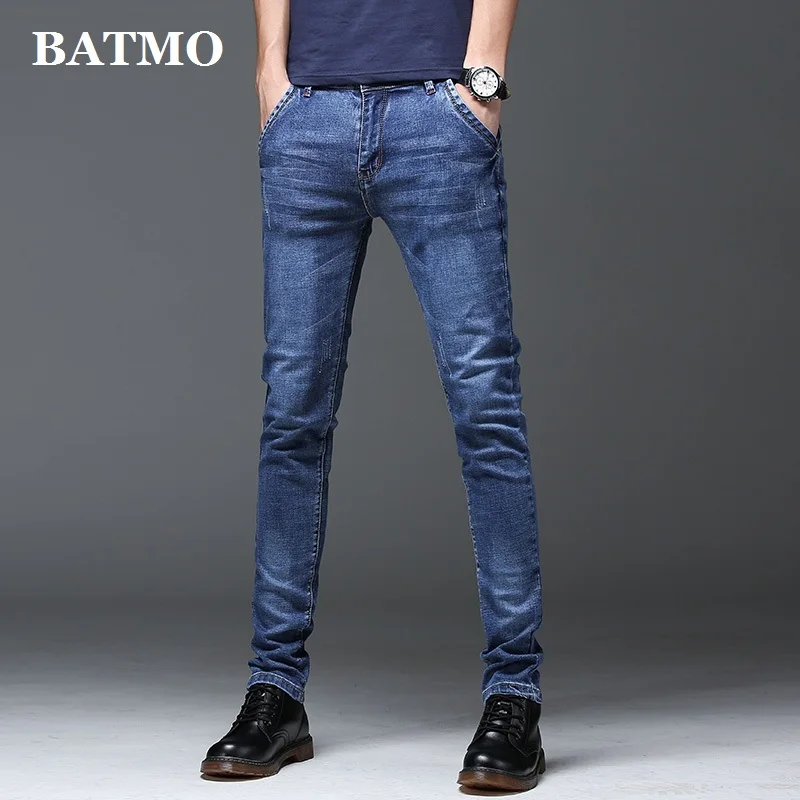 Новое поступление 2019 зимние джинсы мужские Модные эластичные