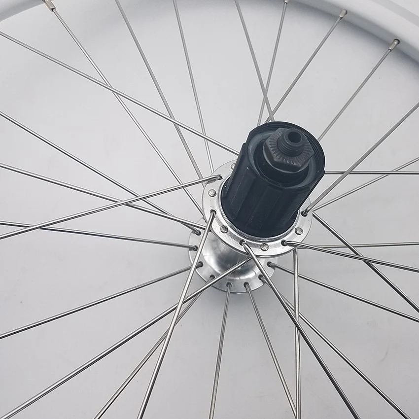 20 дюймов комплект велосипедных колес 406 Велосипедное колесо для dahon стали шариковые ступицы из нержавеющей стали стальные спицы 74 мм 130 мм для складного велосипеда