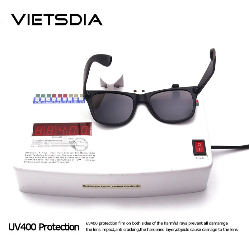 Классические поляризованные солнцезащитные очки HD квадратные UV400 для мужчин и