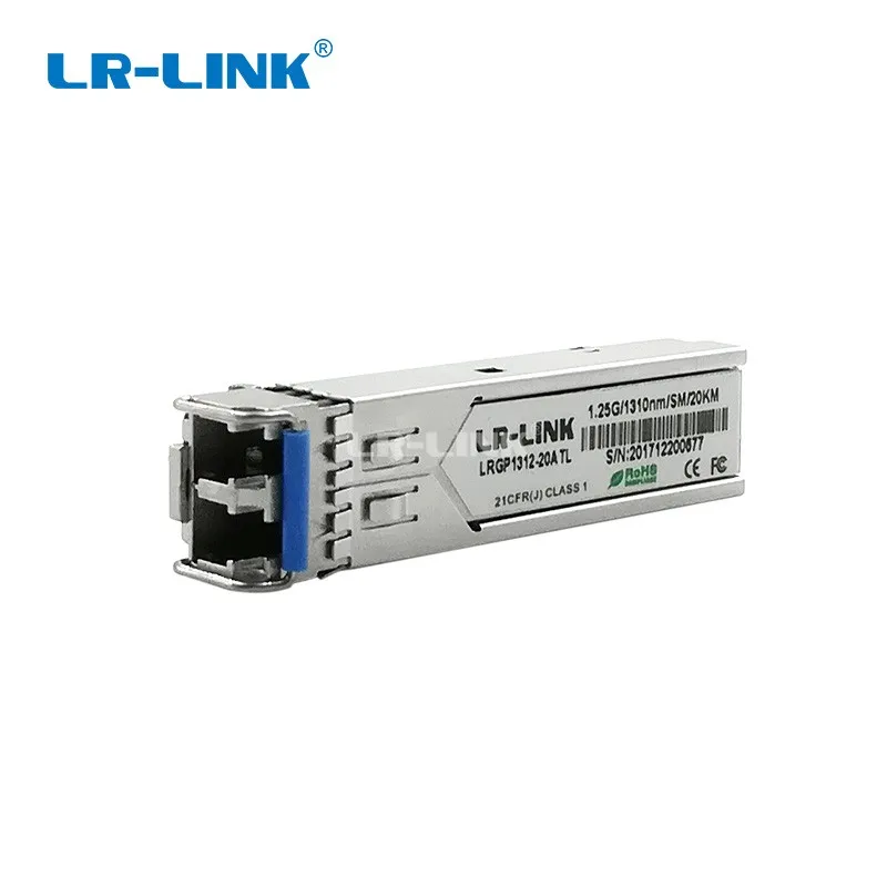LR LINK 1312 20ATL LC коннектор SFP модуль приемопередатчика 1 25G 1000base LX SMF волоконный 20 км 1310