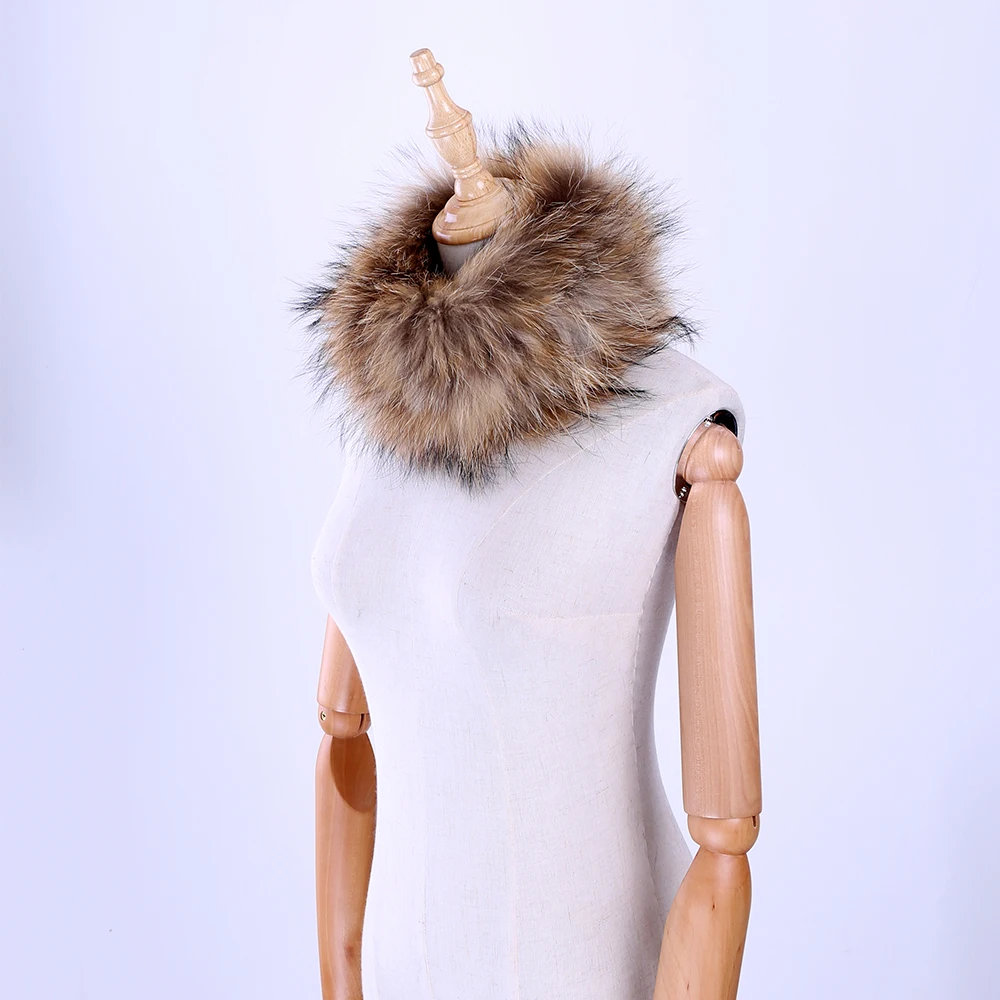 Новинка 2020 Роскошный Модный Зимний вязаный воротник унисекс из натурального