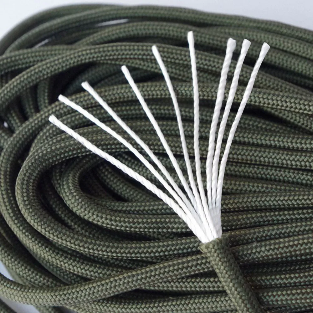 

31 Meters 9 Strands Paracord 4mm 550 IB Rope Cuerda Escalada Mil Spec Type Outdoor Camping Survival Tent Equipment Cord Koord