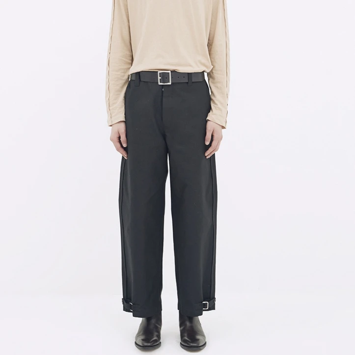 

27-44! Big yards men's pants 2018 Original design of men's loose straight leg pants personality can shrink foot mouth trousers