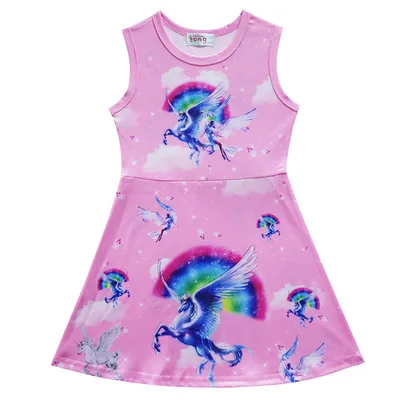 DHL/EMS Free shipping 2018New Arrival HOT! Big Size New High-quality Girl Princess Summer Vest Dress | Детская одежда и обувь