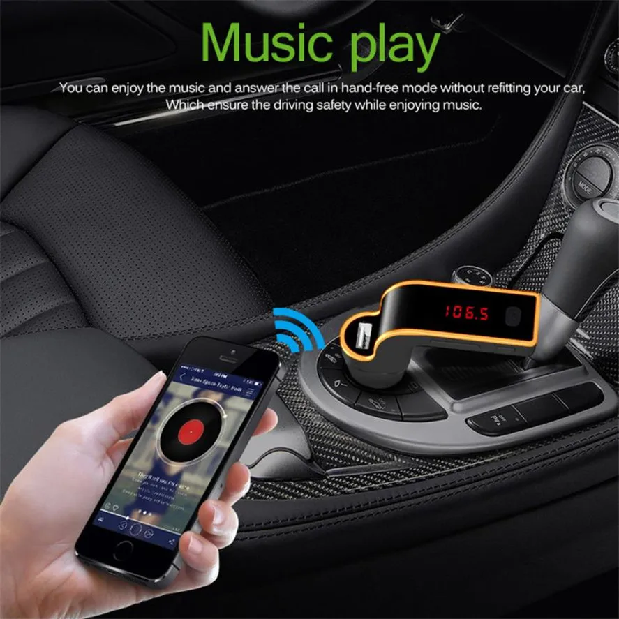Новый Автомобильный MP3-плеер Bluetooth 1 шт. высокое качество универсальный