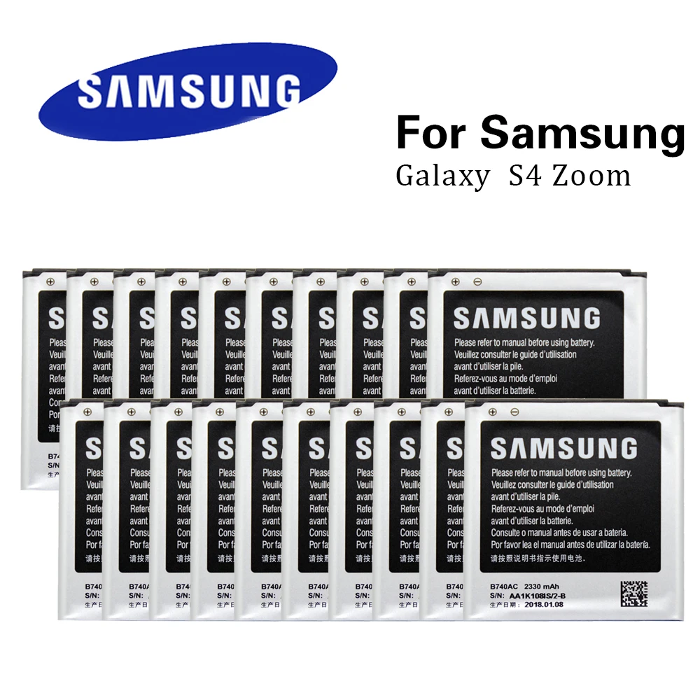 

20pcs Original Battery B740AE For Samsung Galaxy S4 Zoom C101 C1010 C105 B740AC B740AK B740AU Original Batteria Wholesale Accu
