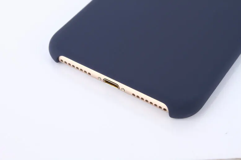 Для iPhone 7 8 чехол роскошный Оригинальный жидкий силиконовый для Plus стильные